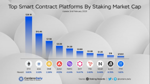 Top 10 nền tảng hợp đồng thông minh về vốn hoá staking